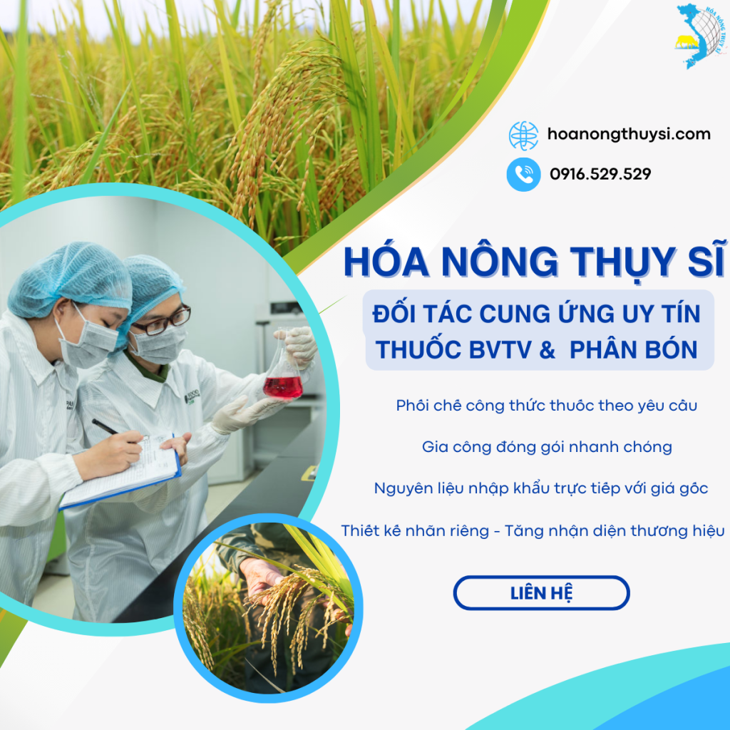 HÓA NÔNG THỤY SĨ - ĐỐI TÁC UY TÍN CUNG ỨNG THUỐC BVTV VÀ PHÂN BÓN