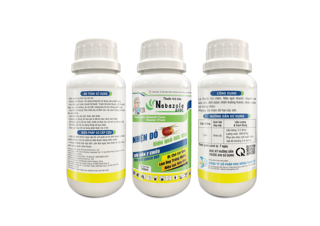 kỹ thuật trị nhện đỏ sắn