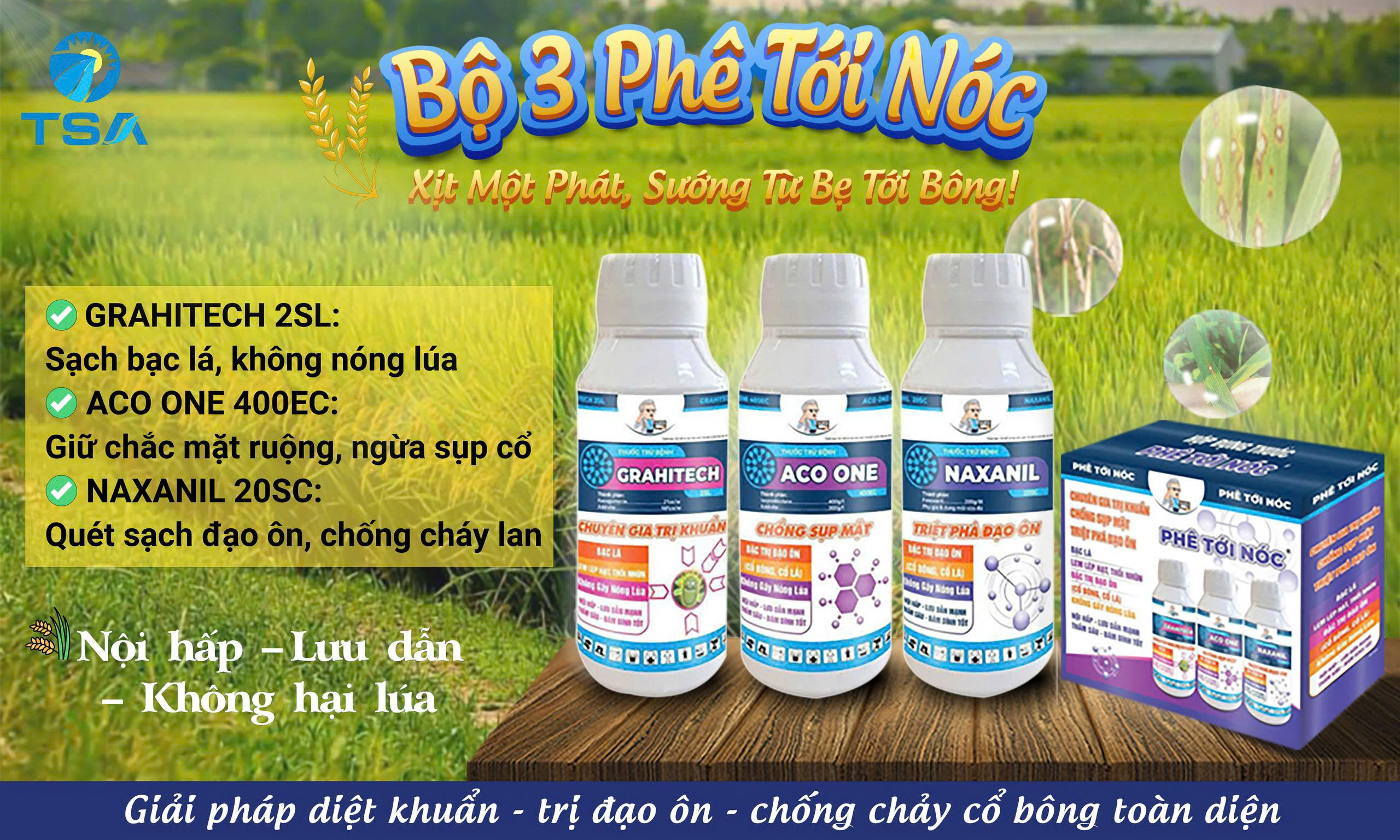 Bộ 3 phê tới nóc Hoá Nông Thuỵ Sĩ